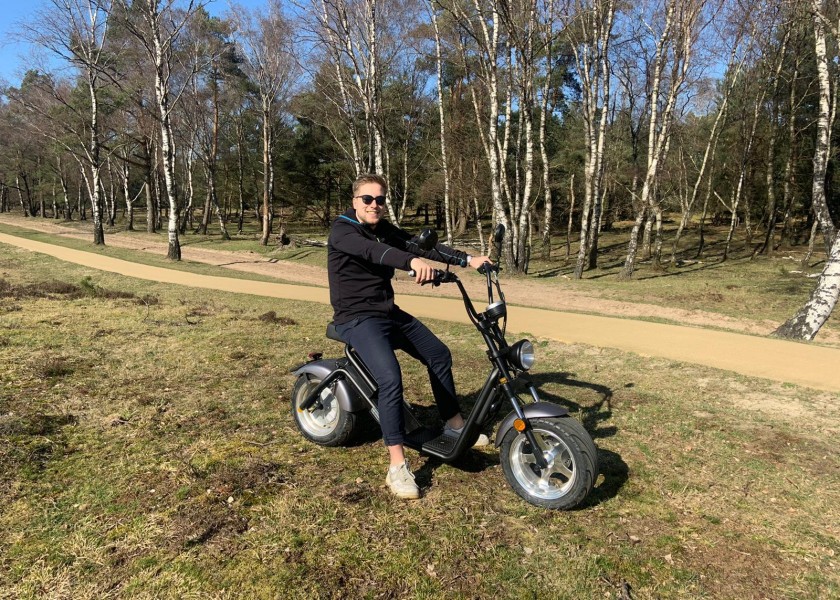 Echopper tour over de Veluwe in Otterlo De Beekse Hoeve